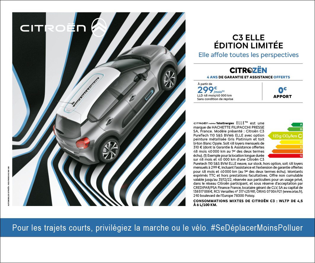 Citroën C3 Elle en décembre chez Midi Auto Brest